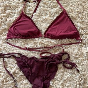 H&M Maroon bikini